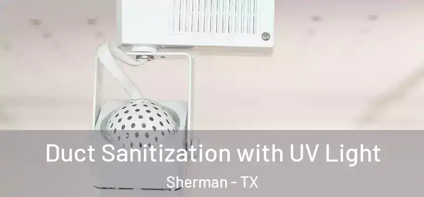 Duct Sanitization with UV Light Sherman - TX